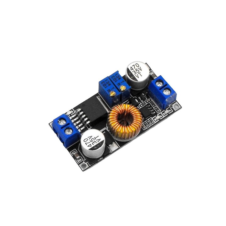 Понижаващ преобразувател, DC-DC XL4015E1, 0-5A, 0.8-30V, 51 x 26 x 12 mm