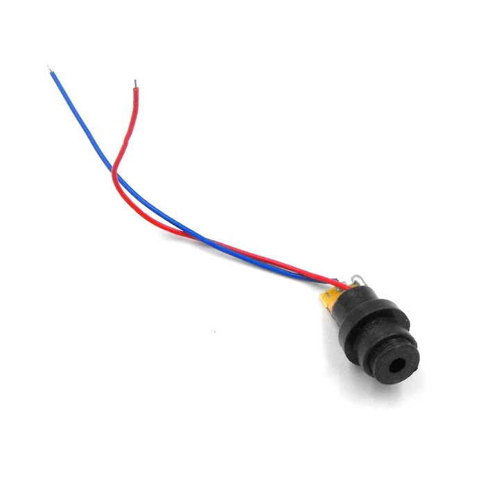 Лазерен диод, AJMAKER, 5mW, 650nm, 4.5V, черен