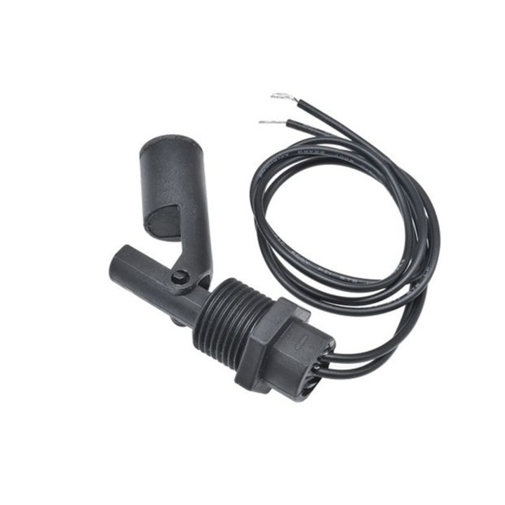 Senzor nivel lichid, montare orizontala, PP, 220V, 17x54mm, negru