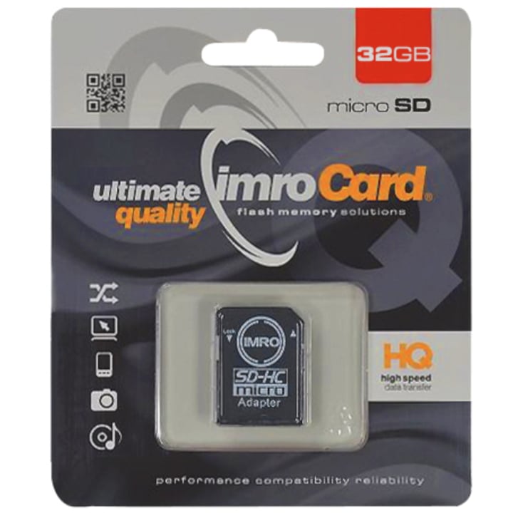 Card de memorie microSDHC NYTRO 32GB, UHS I, Clasa 10 85mb/s + Adaptor