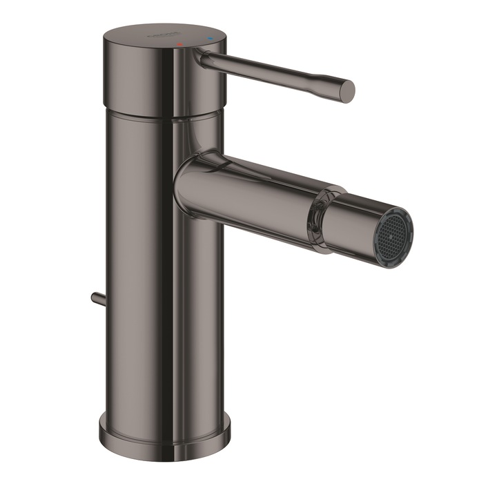 Baterie bideu Grohe Essence 32935A01, 3/8'', ventil cu tija, aerator, lucios, grafit