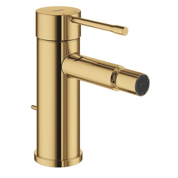 Baterie bideu Grohe Essence 32935GL1, 3/8'', marimea S, ventil, lucios, auriu