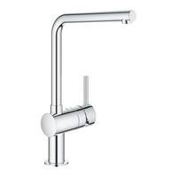 Baterie de bucatarie Grohe Vento 30425000, inalta, tip L, crom