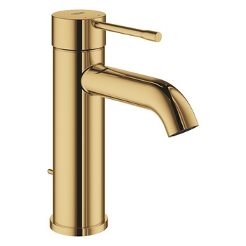 Baterie lavoar Grohe Essence 24171GL1, 3/8'', S, 174 mm, ventil, lucios, auriu