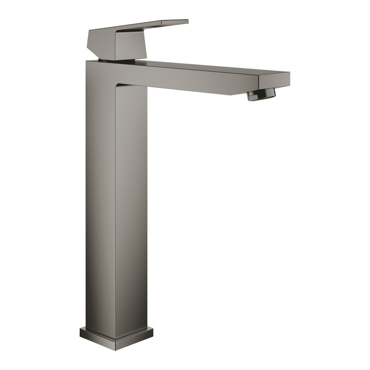 Baterie lavoar Grohe Eurocube 23406AL0, marimea XL, monocomanda, 3/8'', fara evacuare, mat, grafit