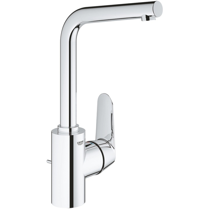Baterie lavoar Grohe Eurodisc Cosmopolitan 23054003, 3/8'', marimea L, pivotanta, ventil, crom