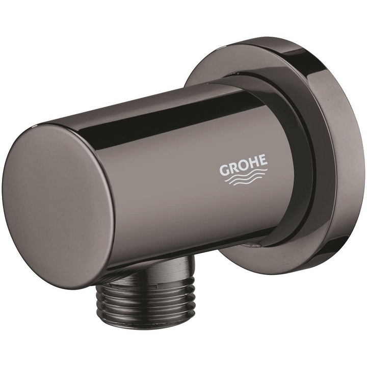 Cot iesire dus Grohe Rainshower 27057A00, universal, iesire dus 1/2'', lucios, hard graphite