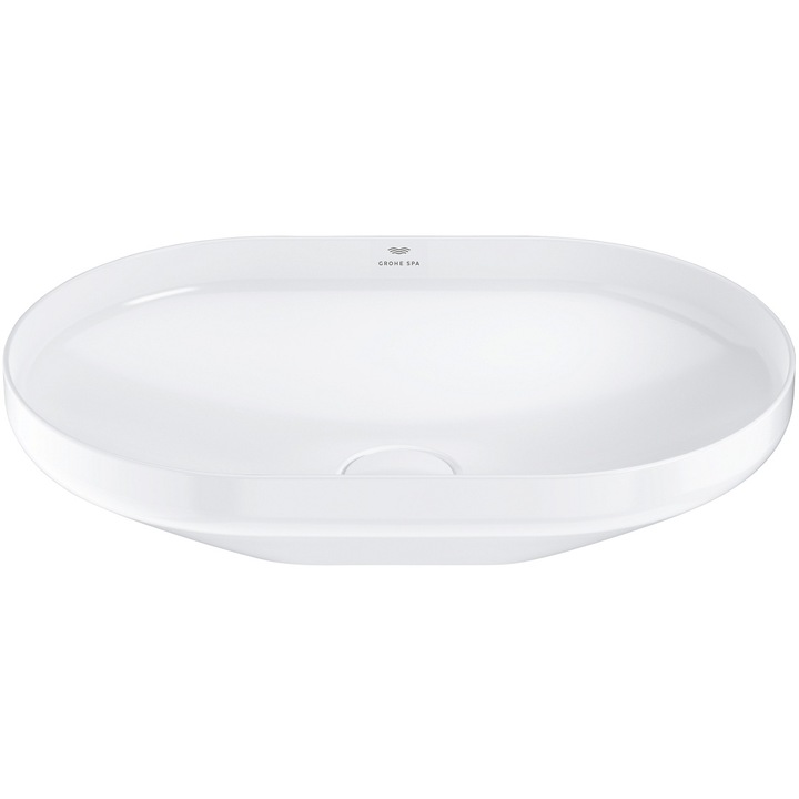 Lavoar Grohe Spa Airio 3996600H, montare pe blat, 600 x 400 mm, slim, porcelan, alb