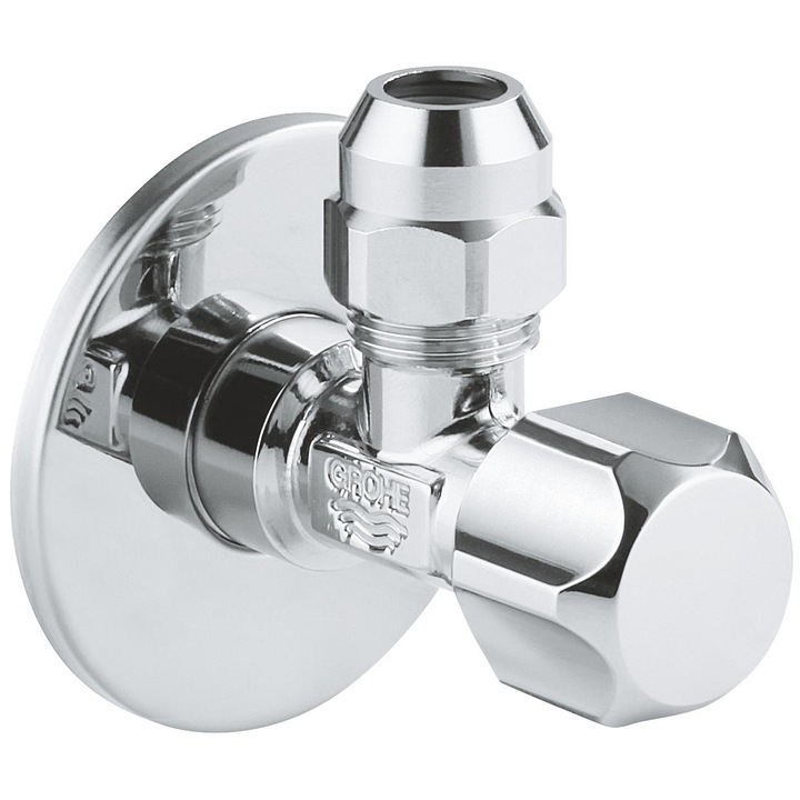 Robinet cu ventil Grohe 22023000, 1/2'' x 3/8'', fara marcaj, crom