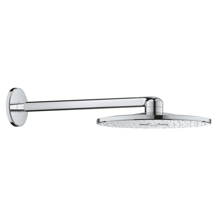 Set dus fix Grohe Rainshower Smartactive 310 26475000, necesita set instalare, 310 mm, 2 pulverizari, anti-calcar, crom