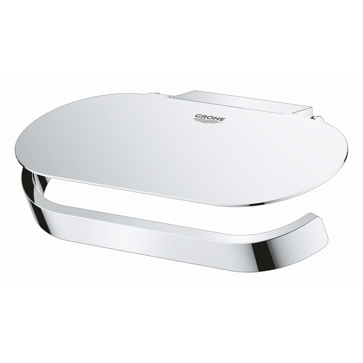 Suport hartie igienica Grohe Selection 41069000, montare pe perete, fixare ascunsa, crom