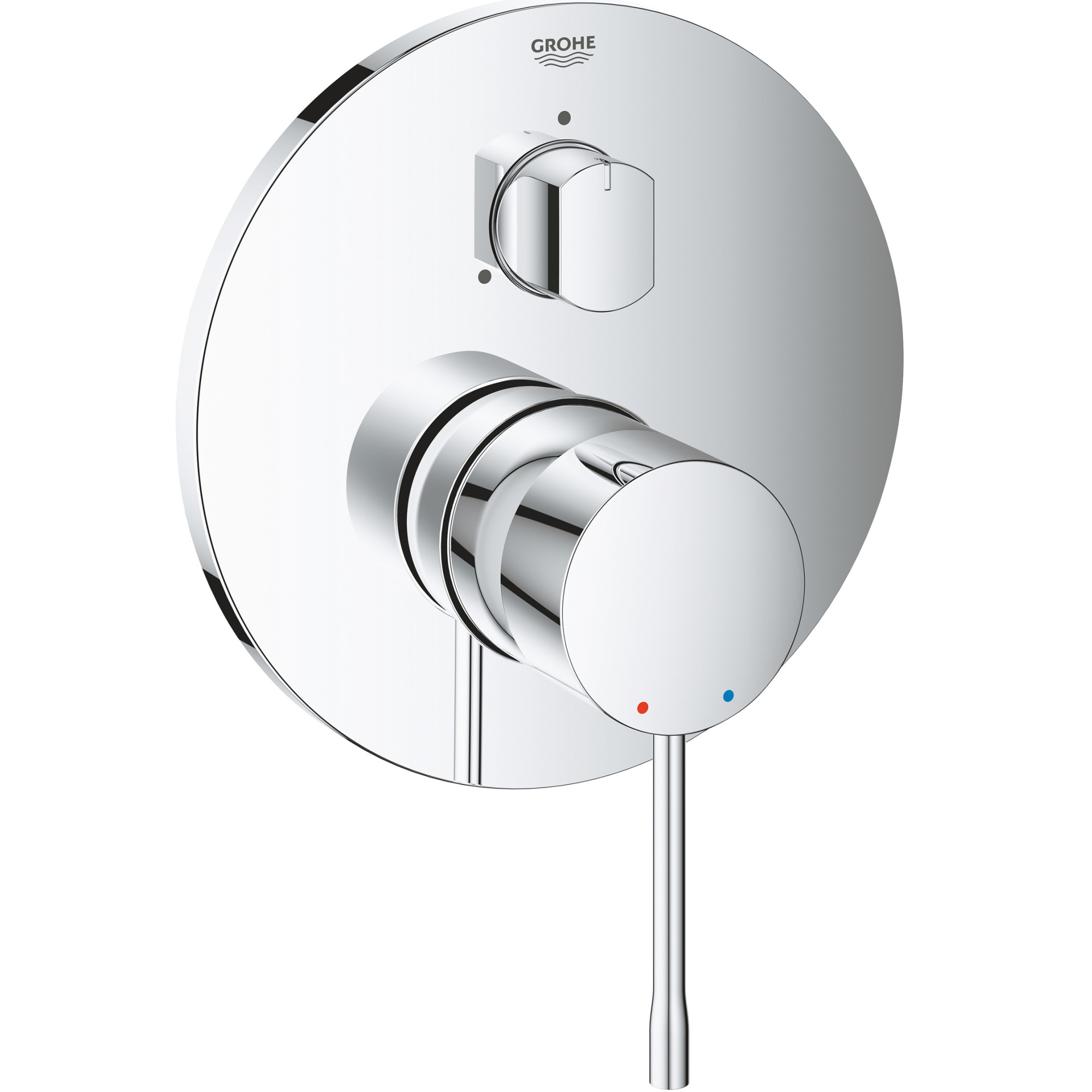 Unitate comanda Grohe Essence 24169001, 1/2'', 3 iesiri, necesita valva, crom