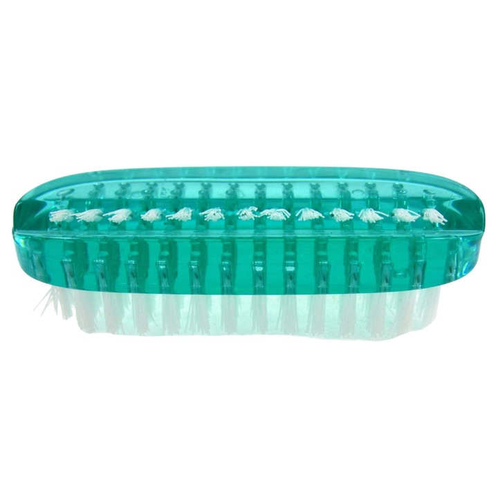 Perie pentru unghii, Elina, 9cm, Turcoaz