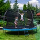 Gyermek kerti trambulin, Thunder, Inside Ultra 12Ft, 366cm, belső hálóval, Kék