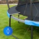 Gyermek kerti trambulin, Thunder, Inside Ultra 12Ft, 366cm, belső hálóval, Kék