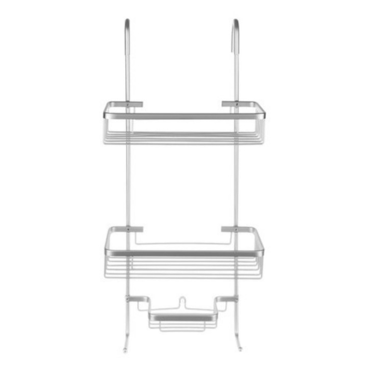 Etajera pentru baie CLASStitude, 3 rafturi, montare prin suspendare, otel inoxidabil, 63 x 14 x 28 cm, Argintiu