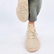 Pantofi sport slip-on de material textil, Bej