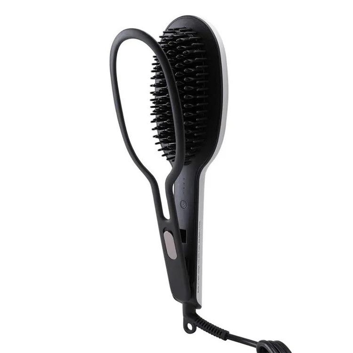 Perie de par electrica, SWISSPN, indreptare par, cu ceramica, incalzire controlata, 55w