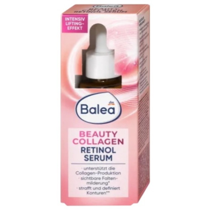Bőrszérum, Balea, Beauty Collagen retinol, 30ml