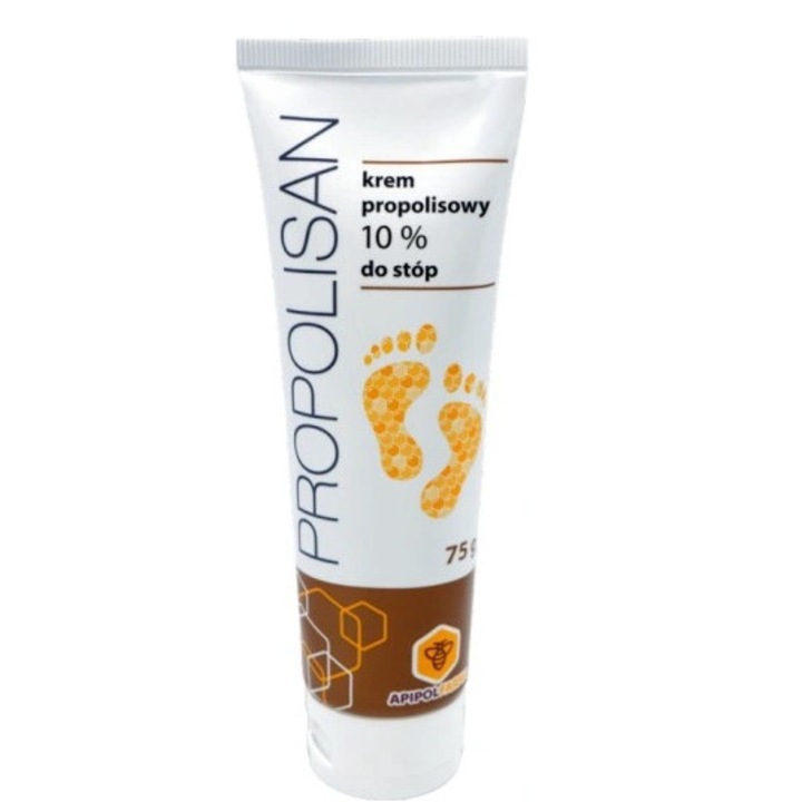 Crema pentru picioare, Propolisan, Cu propolis 10%, 75 ml