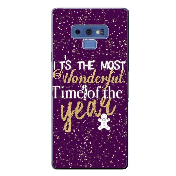 Калъф, съвместим с модел Samsung Galaxy Note 9 Silicon Gel Tpu Christmas Wonderful Time Of The Year