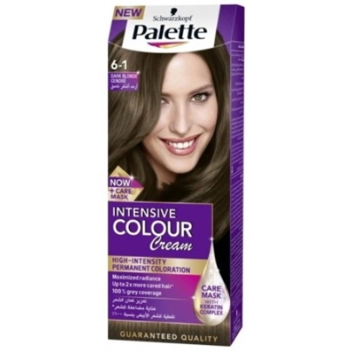 Интензивна боя за коса, Schwarzkopf, 6-1, Тъмно русо - eMAG.bg