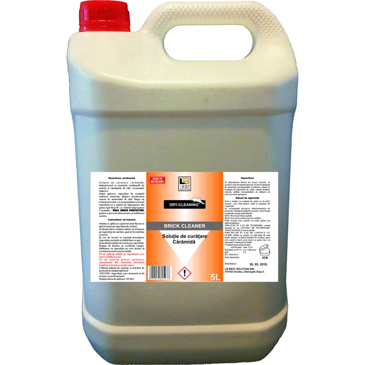 Lichid detergent pentru caramida, Brick Cleaner, 5 l