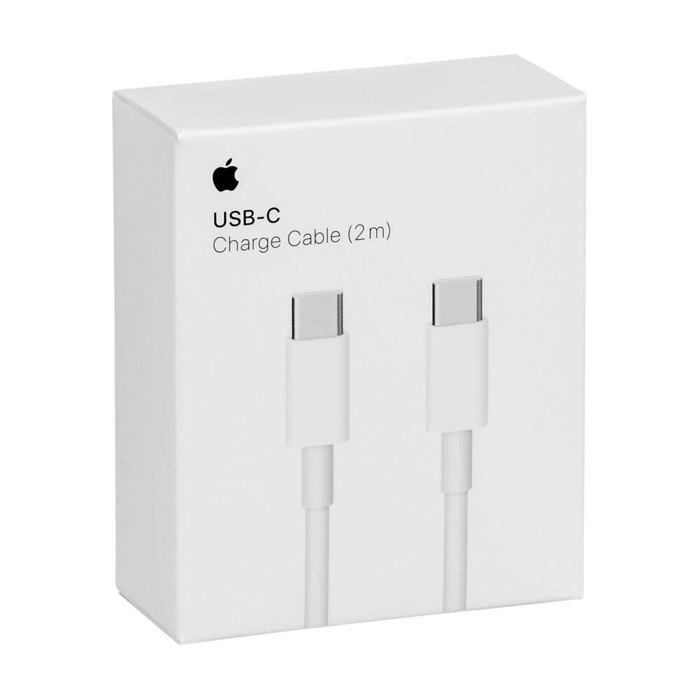 Cablu de date Apple A1739 (MLL82ZM/A), Type-C to Type-C, 2m, White