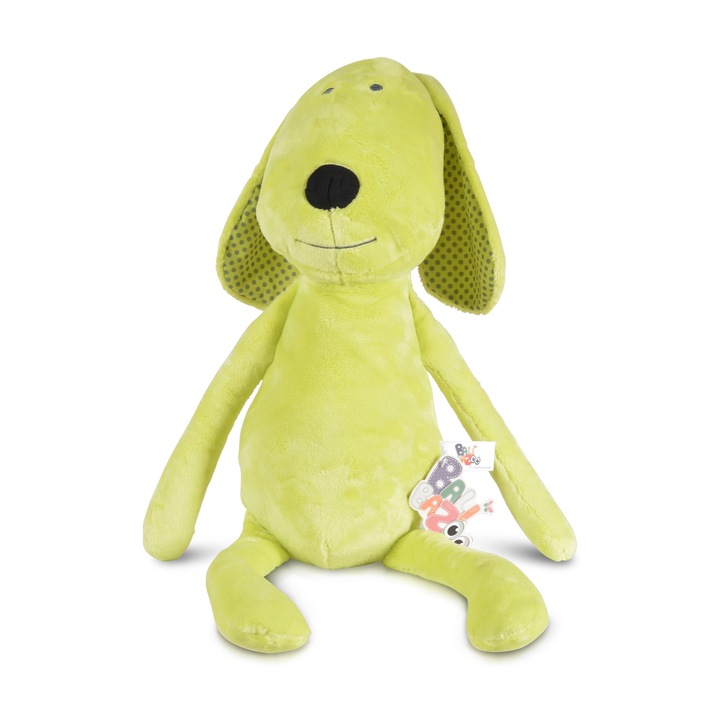Puha játék Bali Bazoo Dog, öleléshez, 28cm, Zöld, 82250, 0 hónap +