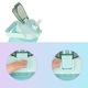Sticla portabila de apa LikeSmart Fresh Water, Pai incorporat, Ergonomica, Gradata, Maner practic, Deschidere larga, 2L, Multicolor