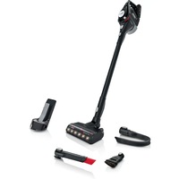 Aspirator vertical fara fir Bosch BCS8214BL Unlimited S8, autonomie 65min, lumini LED, capacitate de colectare 0.4 l, negru