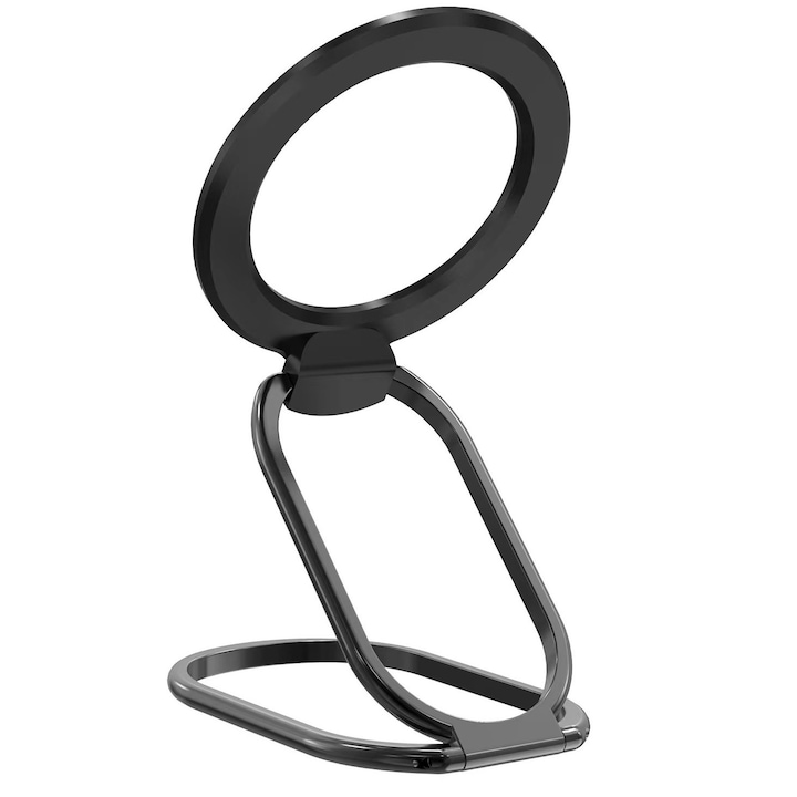 Универсален Ideas4Comfort™ магнитен въртящ се държач за пръстен за телефон, съвместим с калъфи MagSafe за iPhone 15/14/13/12 или смартфон с Android ESR HaloLock пръстен с включено лепило Черен