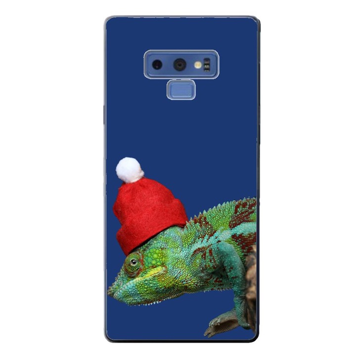 Калъф, съвместим със Samsung Galaxy Note 9 Silicone Gel Tpu Модел Коледен Хамелеон
