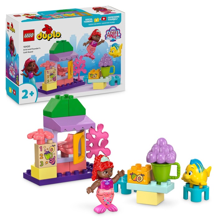 LEGO® Disney - Павилионът за кафе на Ариел и Флаундър 10420, 22 части