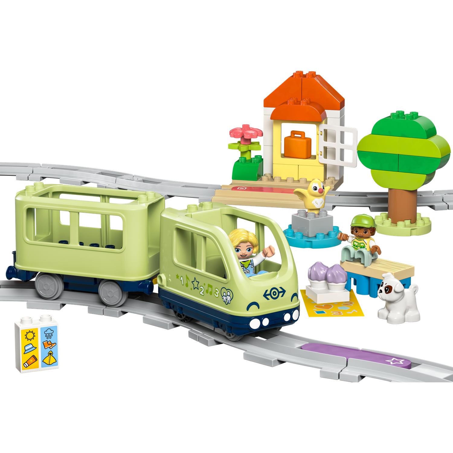 LEGO® DUPLO - Tren de aventura interactiv 10427, 57 piese - eMAG.ro