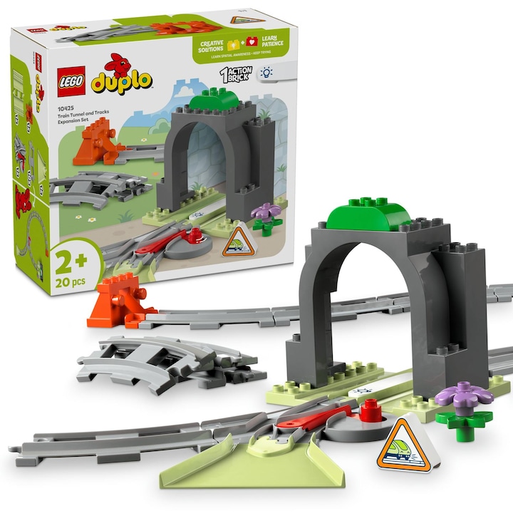 LEGO® DUPLO - Tunnel and Railway Tracks Expansion Set 10425, 20 части