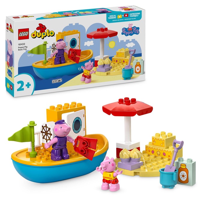 LEGO® DUPLO® - Peppa Pig's Boat Trip 10432, 23 части