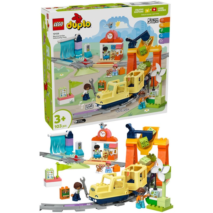 LEGO® DUPLO - Large and Interactive Community Train 10428, 103 части