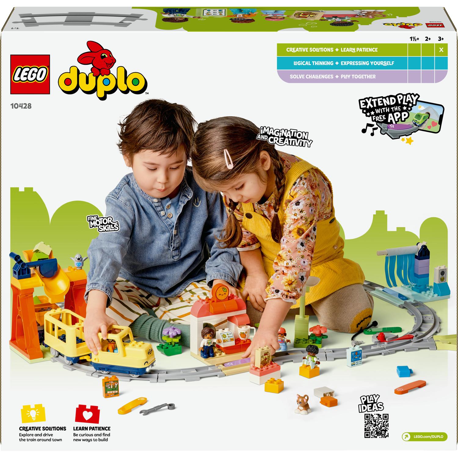 LEGO® DUPLO Tren comunitar mare si interactiv 10428, 103 piese