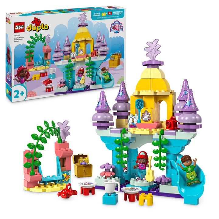LEGO® DUPLO Disney - Магическият подводен дворец на Ариел 10435, 116 части