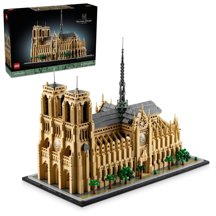 LEGO® Architecture - Notre-Dame de Paris 21061, 4383 части