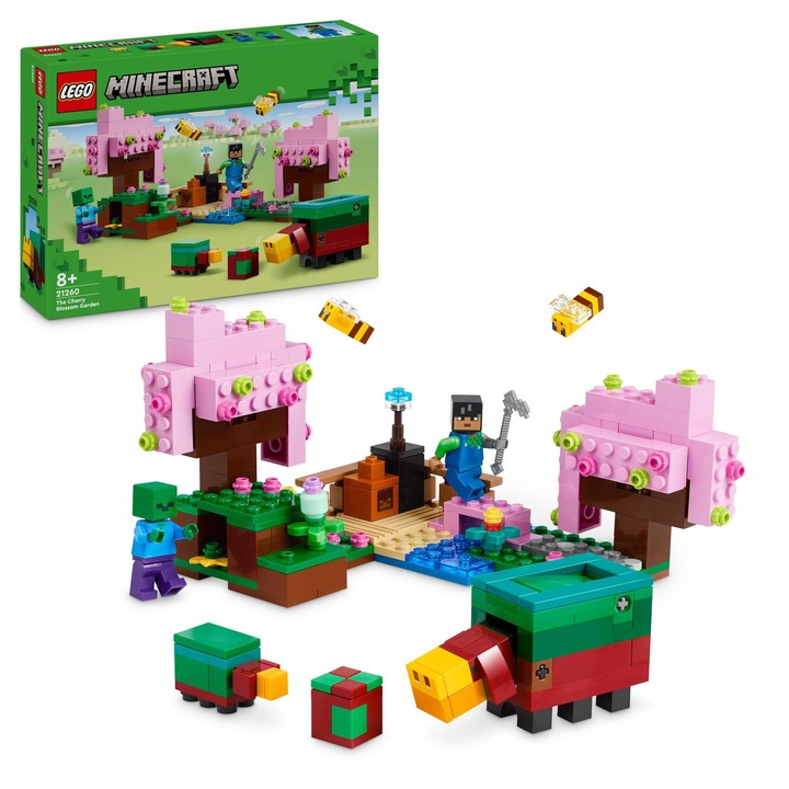 LEGO® Minecraft - Градина с черешови цветове 21260, 304 части