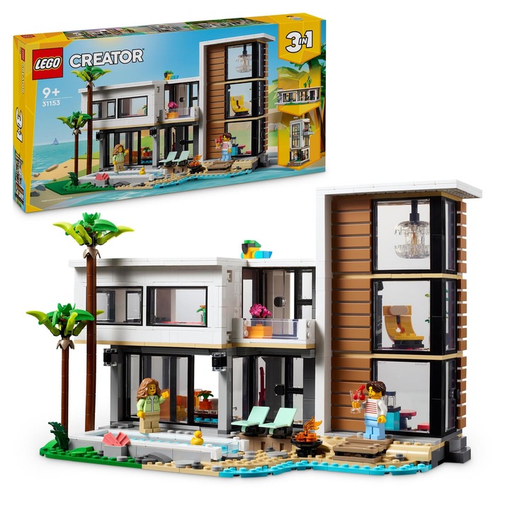 LEGO® Creator 3 в 1 - Модерна къща 31153, 939 части