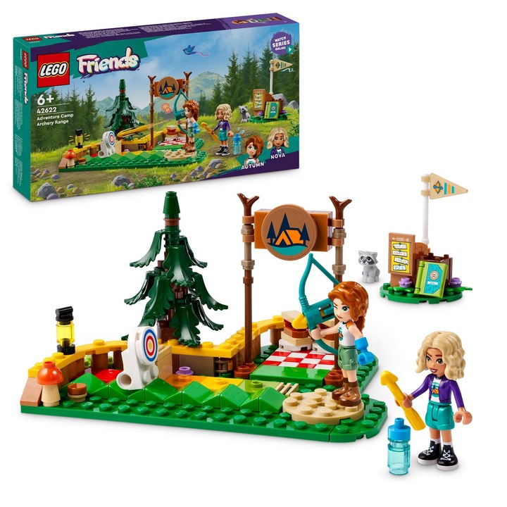 LEGO® Friends Приключенски лагер Стрелба с лък 42622, 157 части