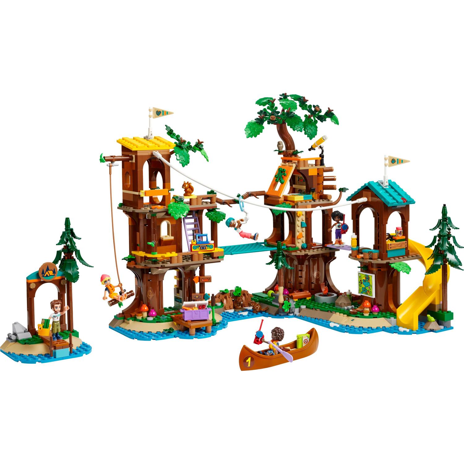 LEGO® Friends - Casa din copac din tabara de aventuri 42631, 1128