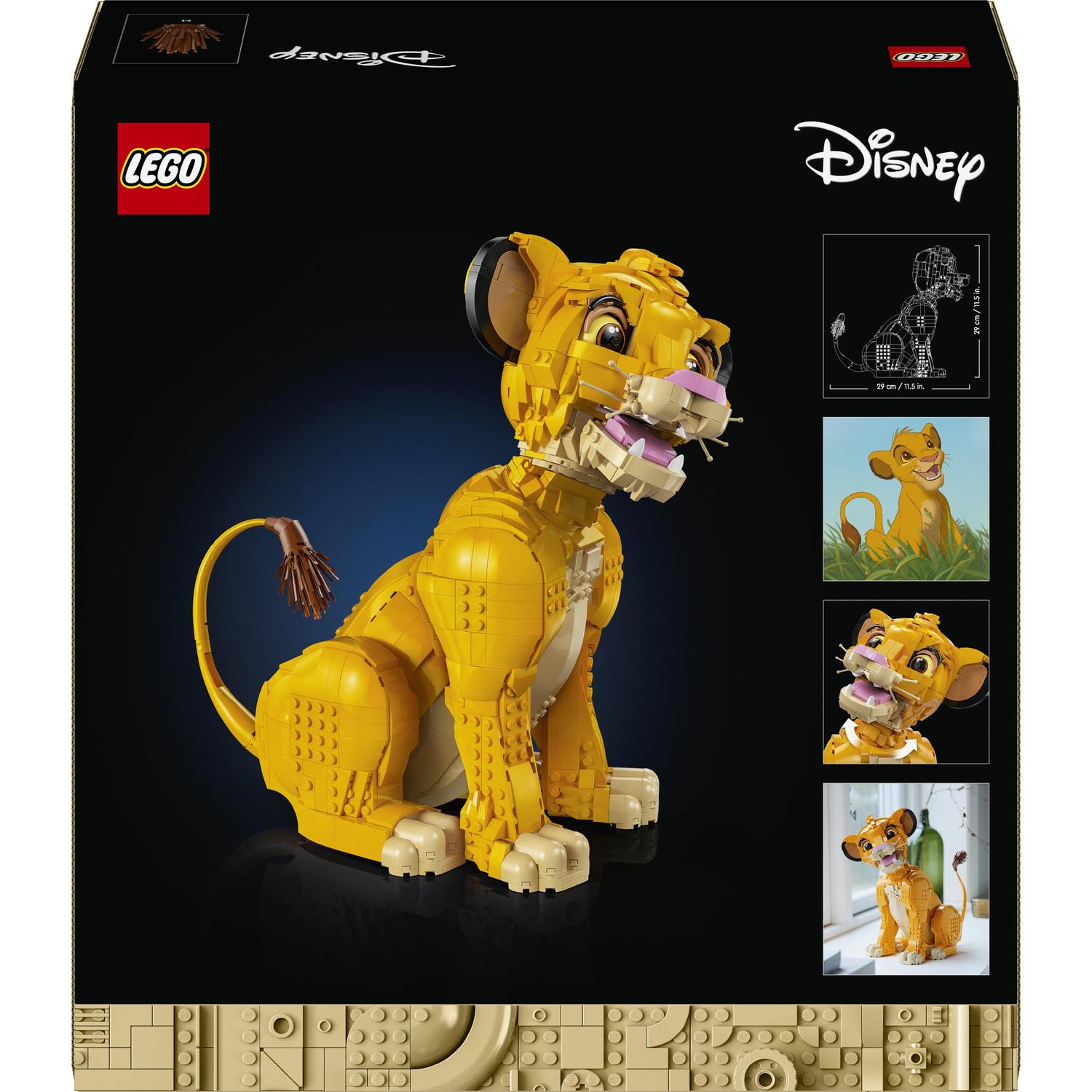 LEGO® Disney Classic - Adolescentul Simba, Regele Leu 43247, 1445