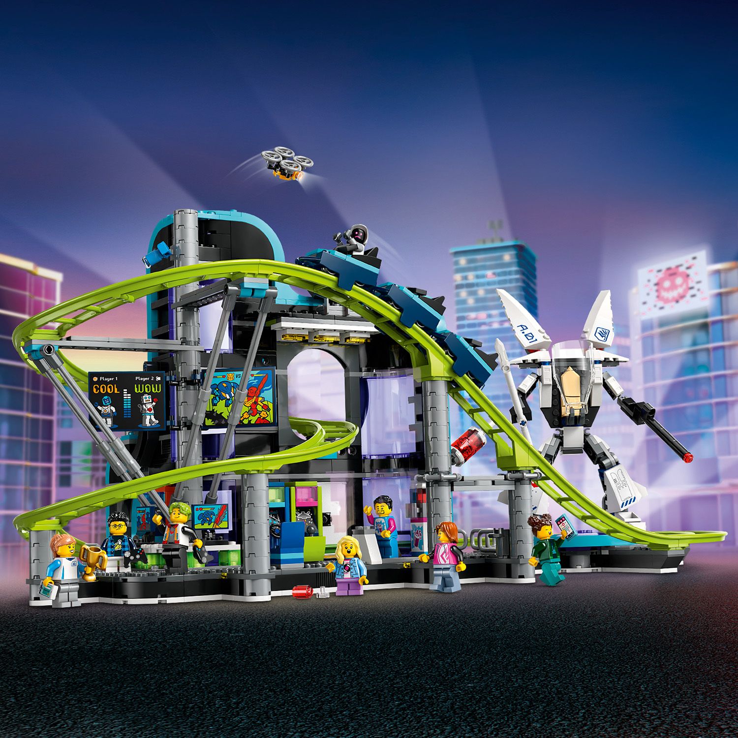 Electric Kingdom （5枚セット） レコード テクノ エレクトロ LEGO® City - Parc cu roller-coaster Lumea Robotilor 60421, 986
