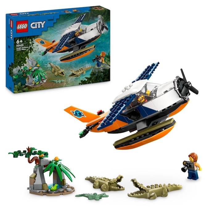 LEGO® City - Хидроплан Изследовател на джунглата 60425, 177 части
