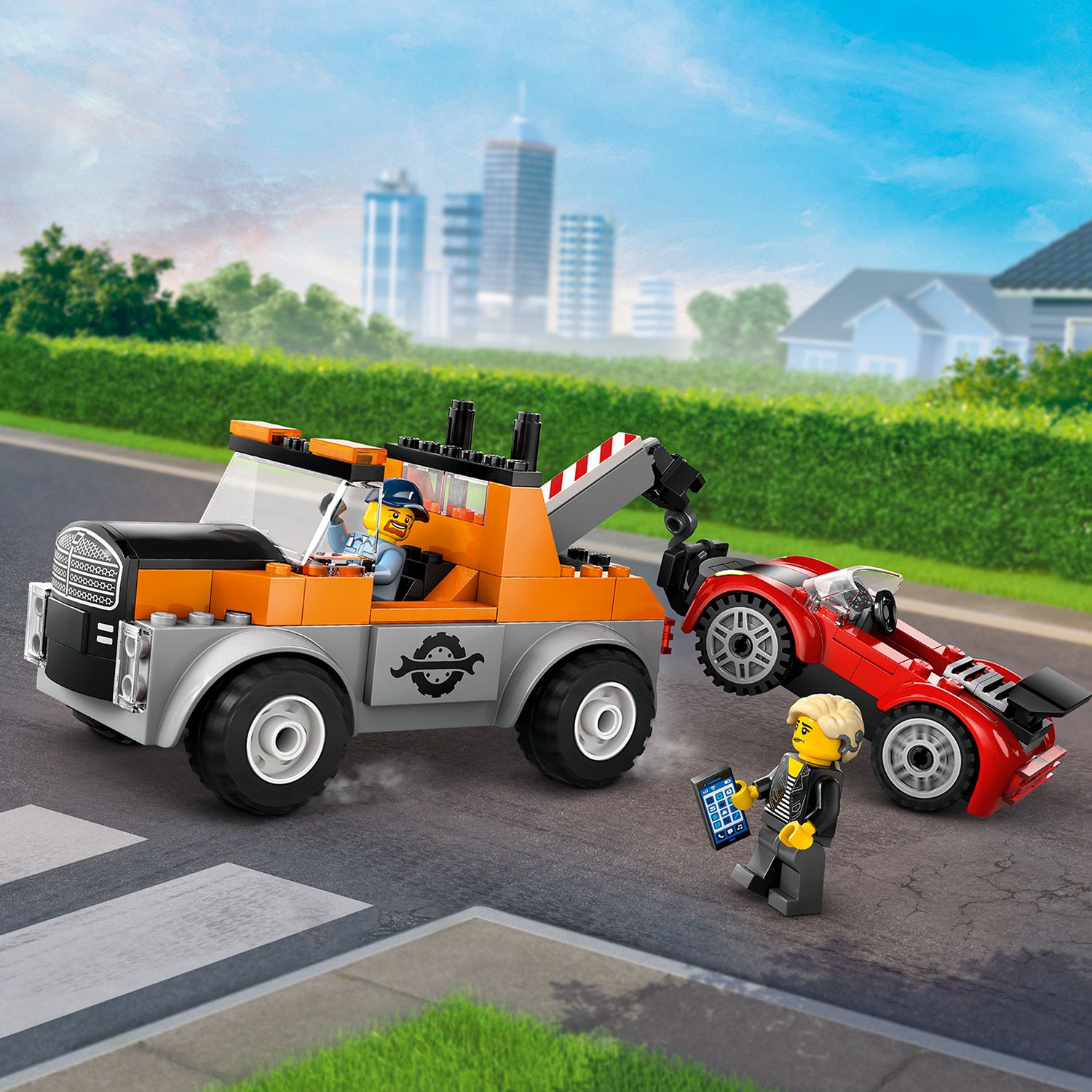 LEGO® City - Теглич и спортна кола 60435, 101 части - eMAG.bg