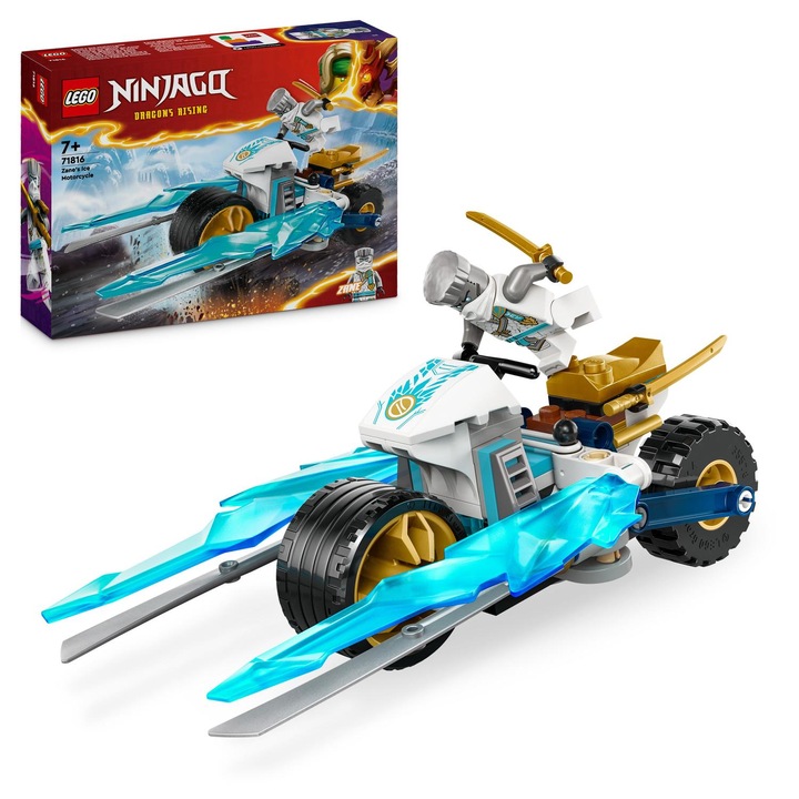 LEGO® Ninjago® - Motocicleta de gheata a lui Zane 71816, 84 piese